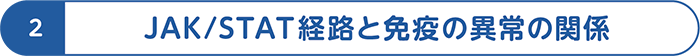 JAK/STAT経路と免疫の異常の関係